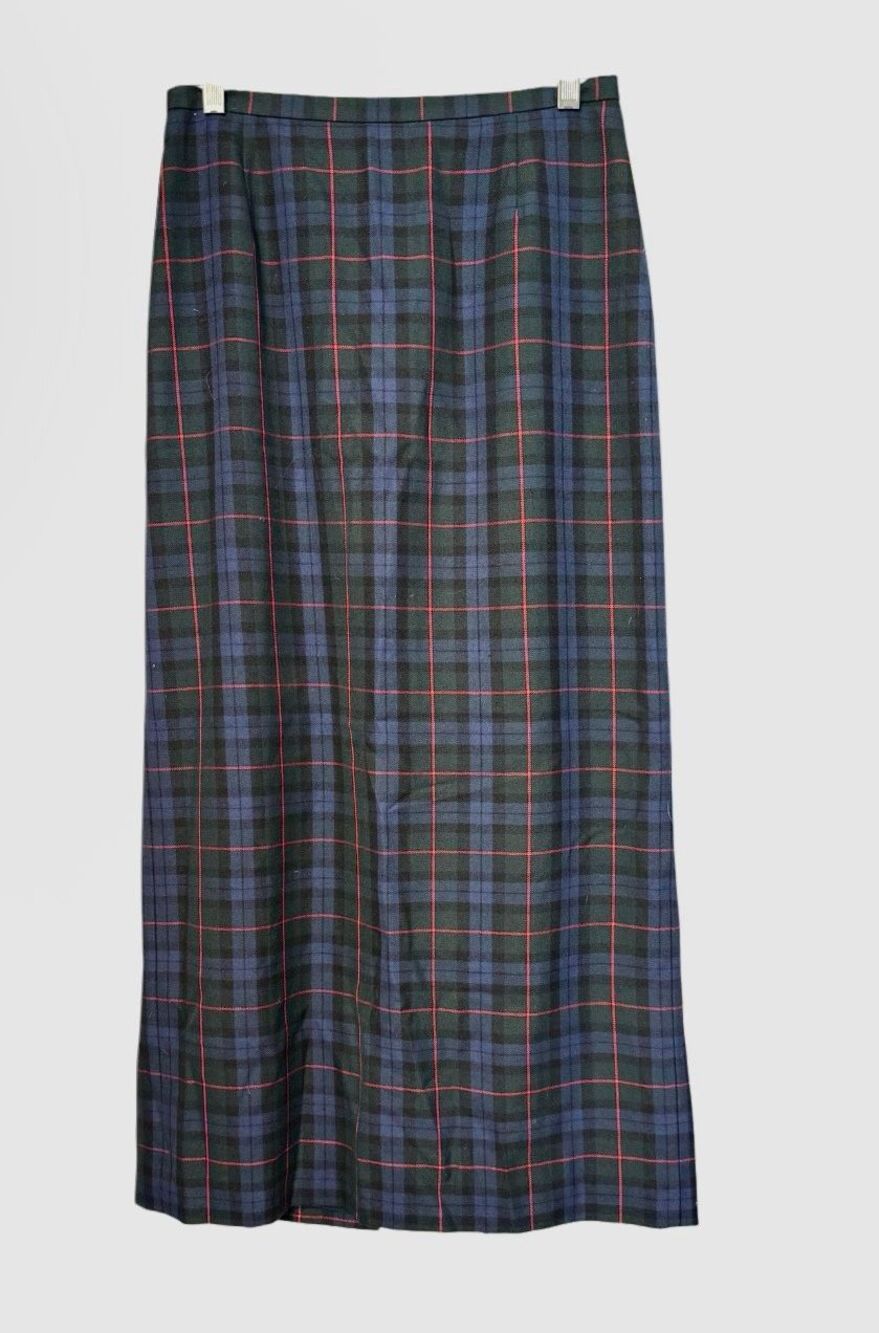 Casual Corner Annex Tartan Plaid Ling Skirt Sz. 6 Lined Preppy Academia